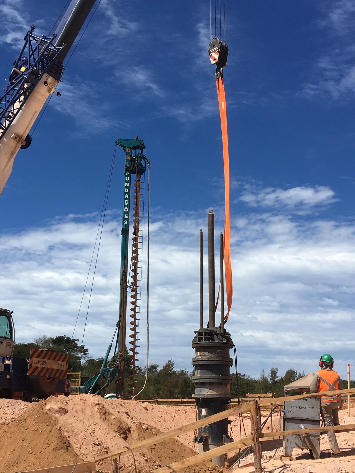 Sistema de impacto THOR 102 em operação