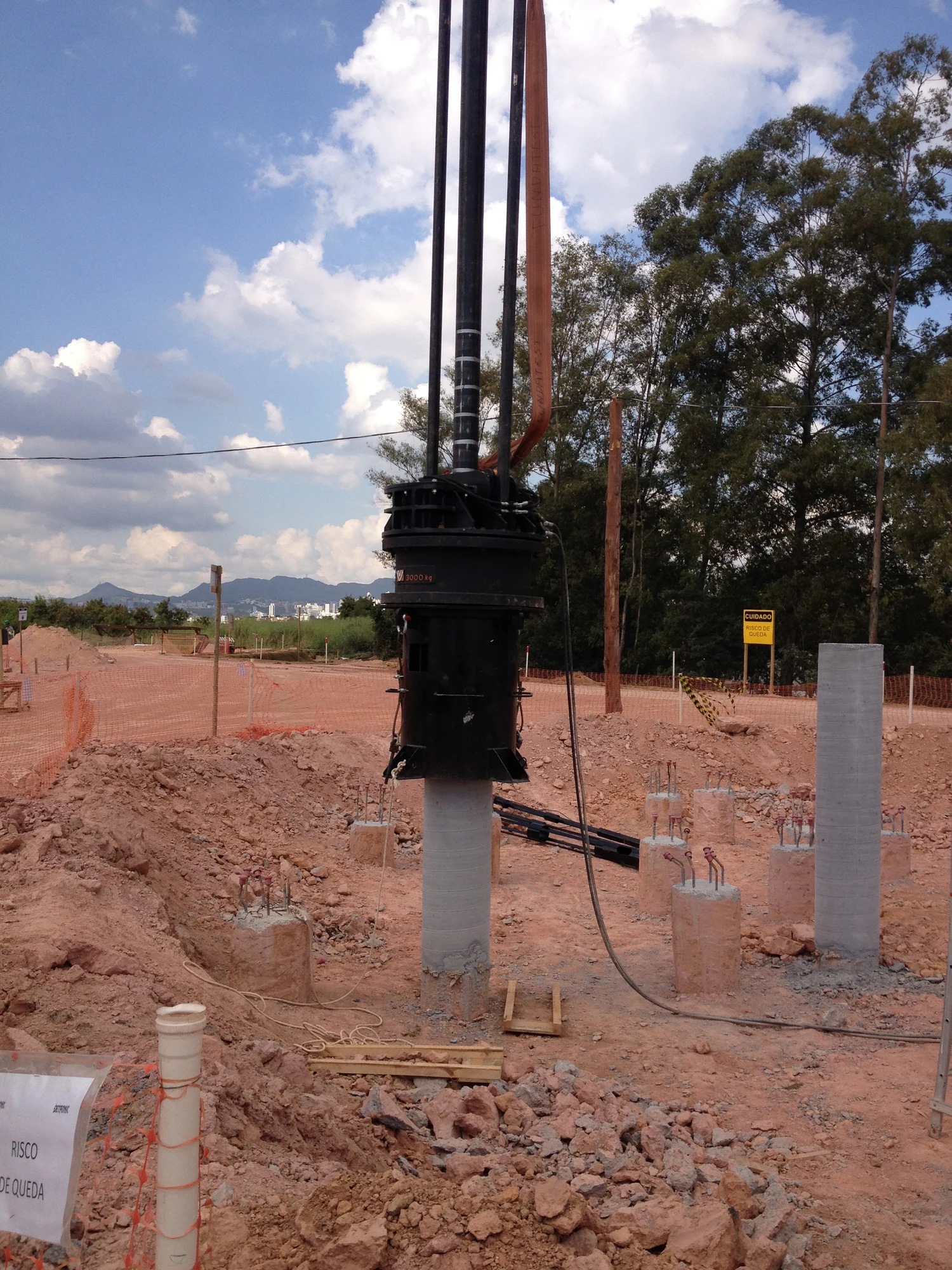 Sistema de impacto THOR 42 em operação